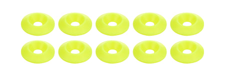 Countersunk Washer Fluorescent Yellow 10pk