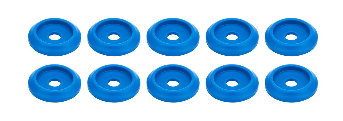 Body Bolt Washer Plastic Blue 10pk