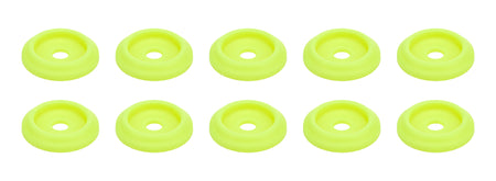 Body Bolt Washer Plastic Fluorescent Yellow 10pk