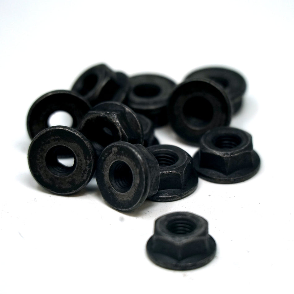 Wheel Lug Nut - 1/2" Hex for 1/4" Stud - 12 Pack