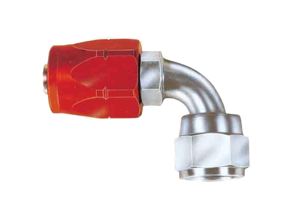#4 90 Degree Hose End 