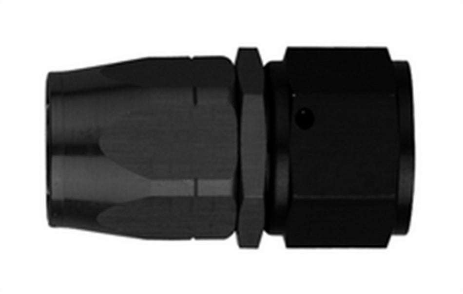 #10 Str Hose End Black 