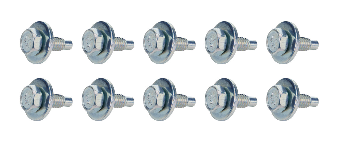 Body Bolt 3/4in 10pk Silver