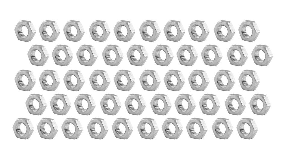 3/8-24 LH Alum Jam Nuts 50pk