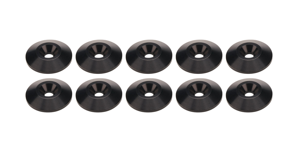Countersunk Washer Black #10 10pk