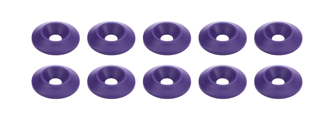 Countersunk Washer Purple 10pk