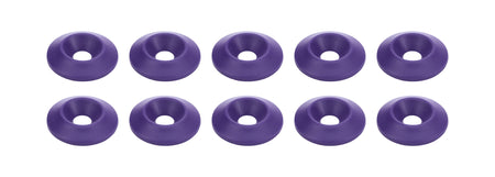 Countersunk Washer Purple 10pk