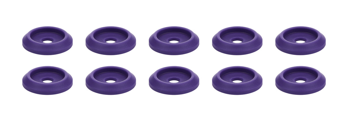 Body Bolt Washer Plastic Purple 10pk