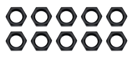 Bulkhead Nuts Black -3 Black 10pk