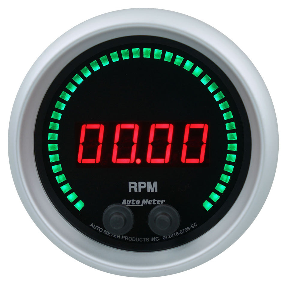 Tachometer Rpm Speedmaster 3-3/8 16K RPM Tachometer Elite Digital SC Series – Vast Racing Products