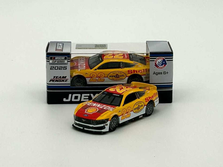 Joey Logano 2025 Shell-Pennzoil Throwback 1:64 Nascar Diecast