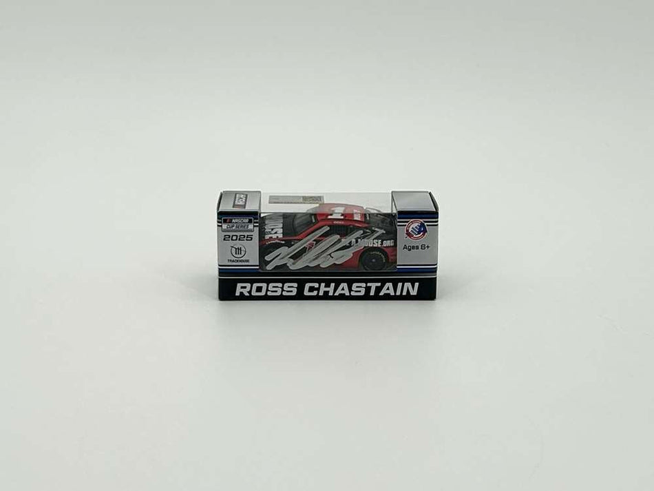 Ross Chastain Autographed 2025 Moose Fraternity 1:64 Nascar Diecast - FOIL NUMBER DIECAST