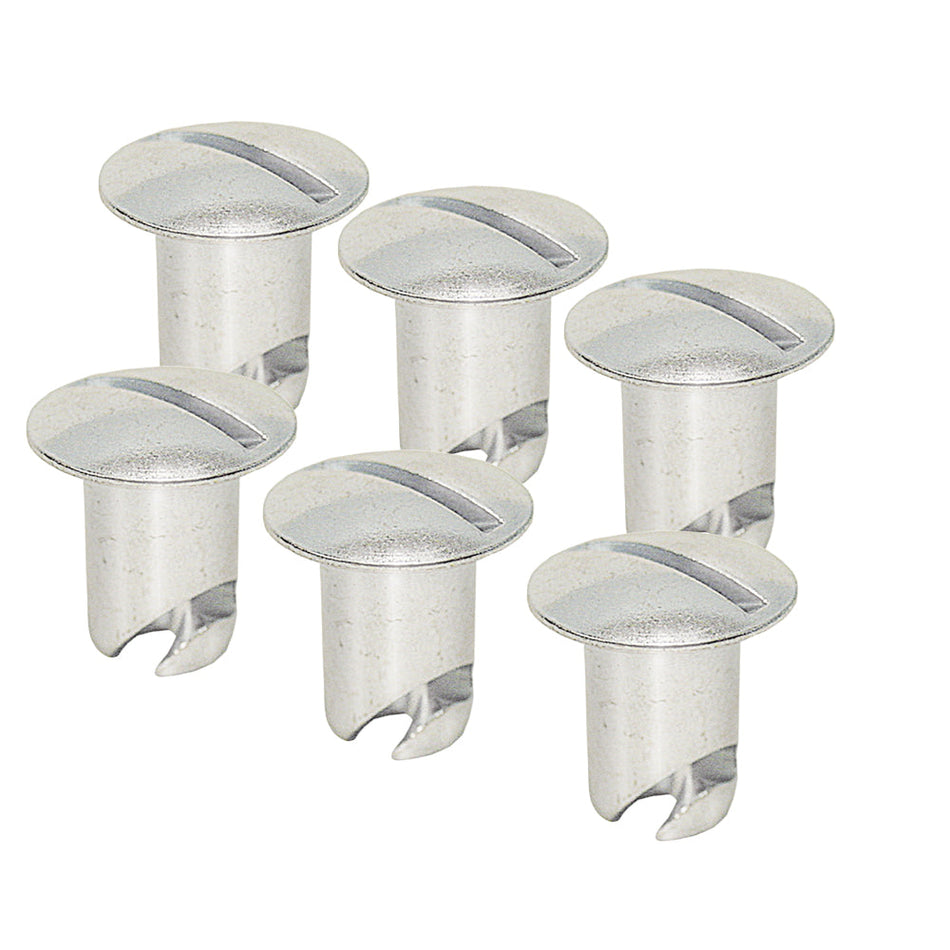 Aluminum Quick Turn Dzus Style Fastener - 6 Pack
