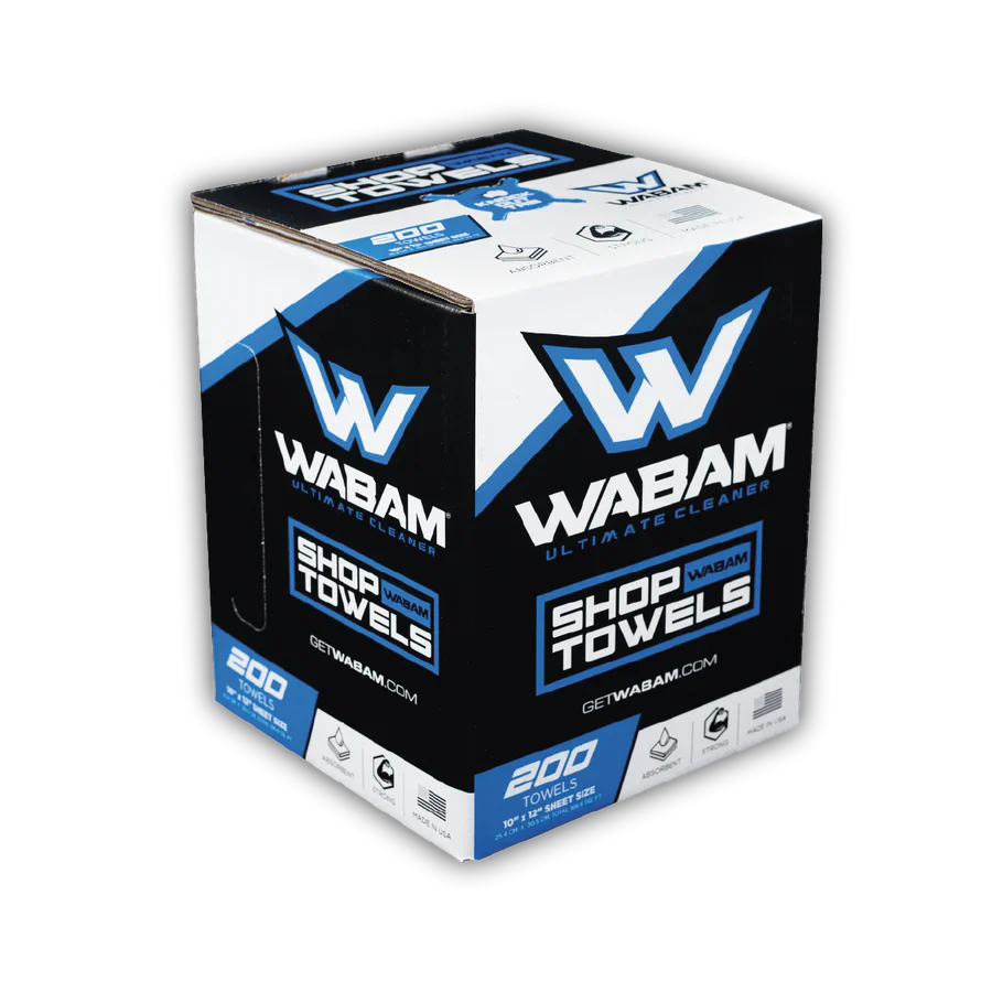 Wabam Shop Towels - 200ct Box