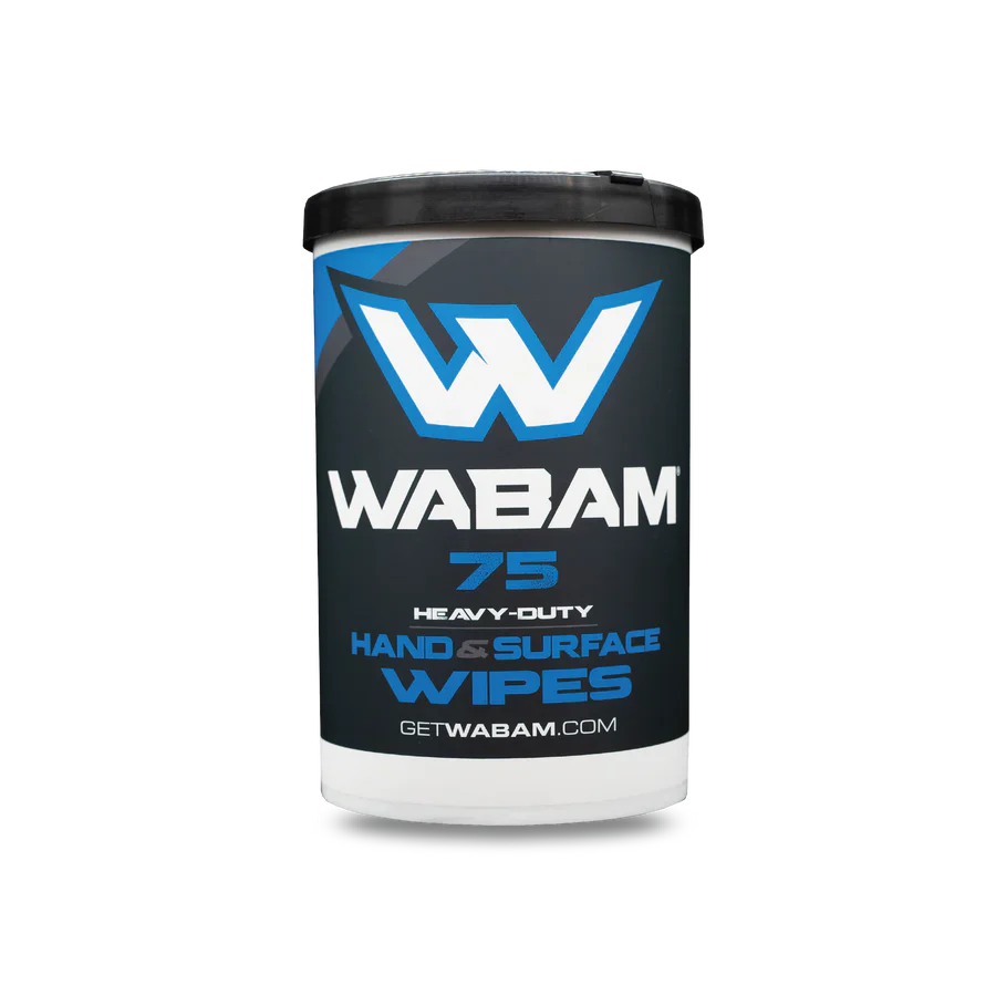 Wabam Hand & Surface Wet Wipes 75ct Container